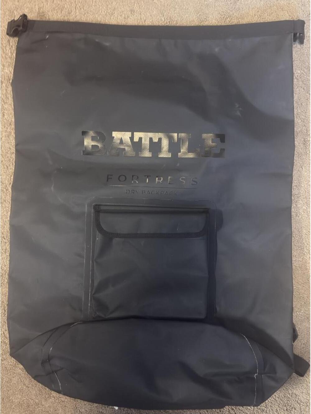 Battle Fortress Waterproof Roll-Top Backpack - Picture 2 of 5
